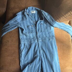 Lee Blue Denim Coverall Jumpsuit